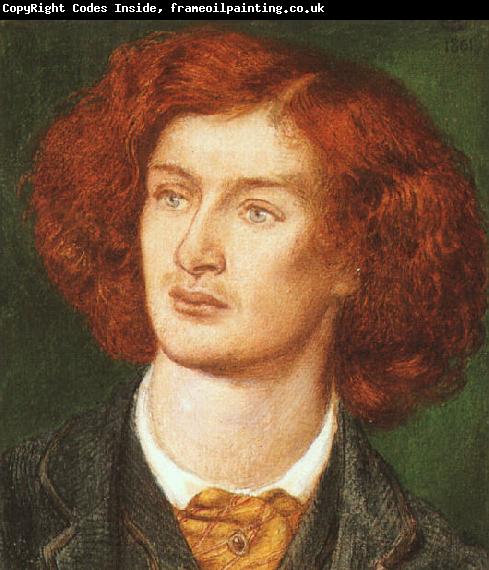 Dante Gabriel Rossetti Portrait of Algernon Swinburne